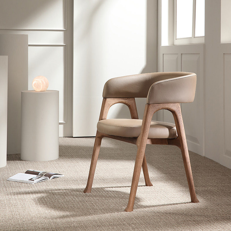 GDC Modern Nordic Minimalist Designer Chair Italian Style Ash
