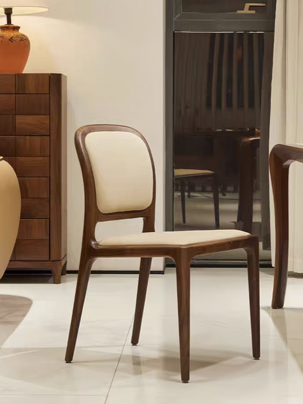 GDC Nordic Solid Wood Dining Chair Home Use Modern