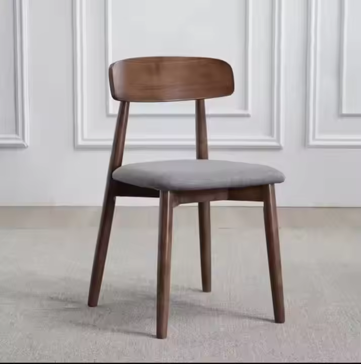 GDC Solid Wood Chair Home Simple Modern Nordic Light