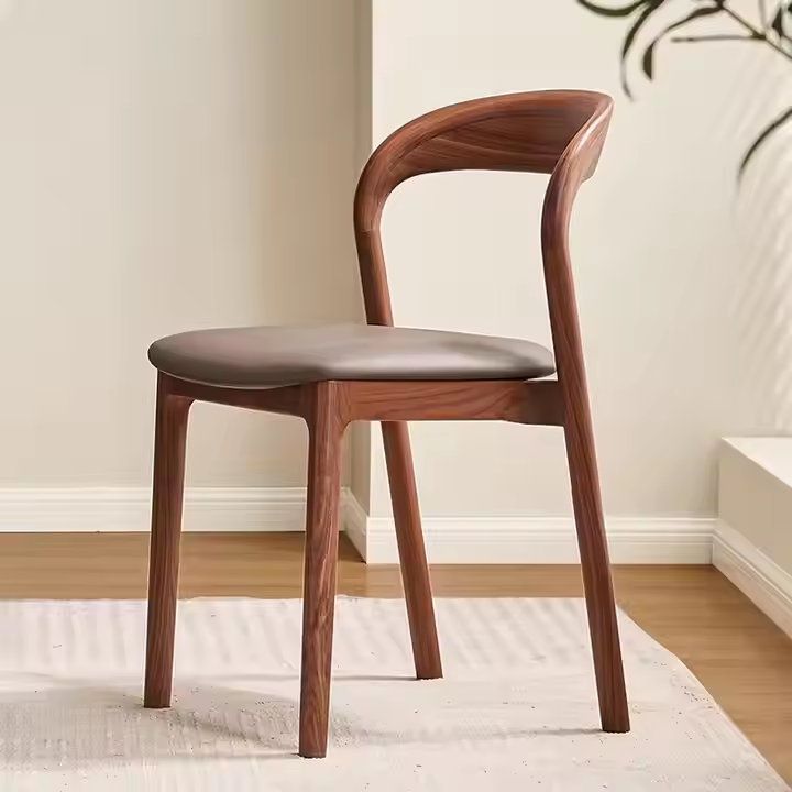 GDC Solid Wood Dining Chair Nordic Simple Hotel Restaurant