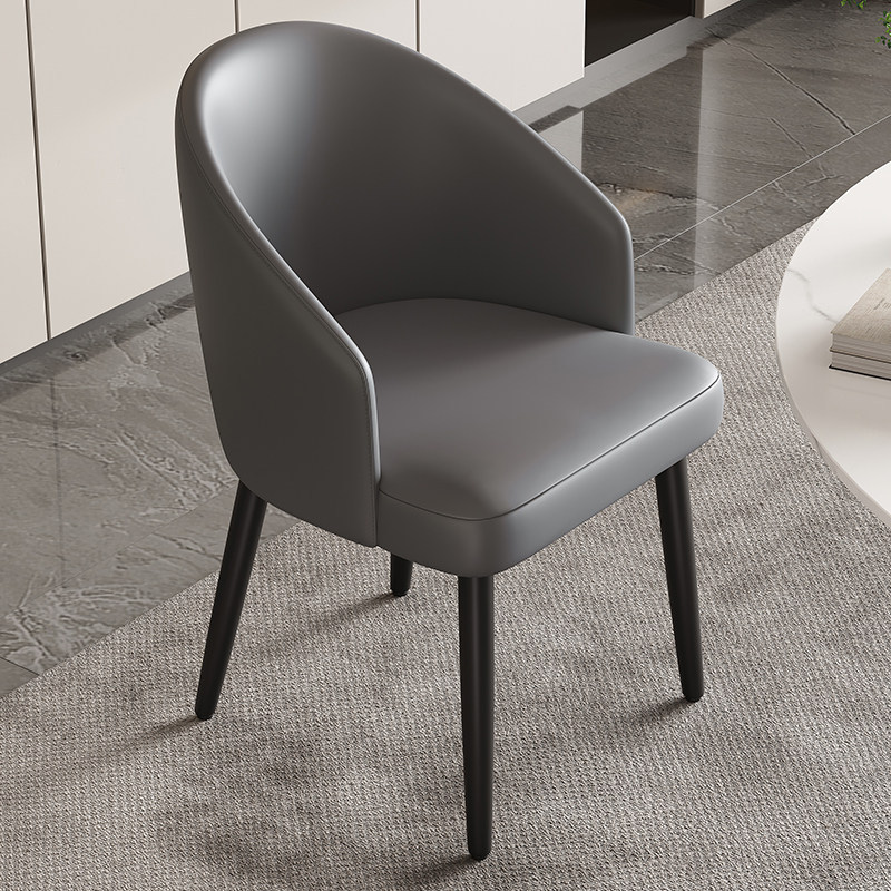 GDC Italian Minimalist Style Dining Chair with Nordic Backrest
