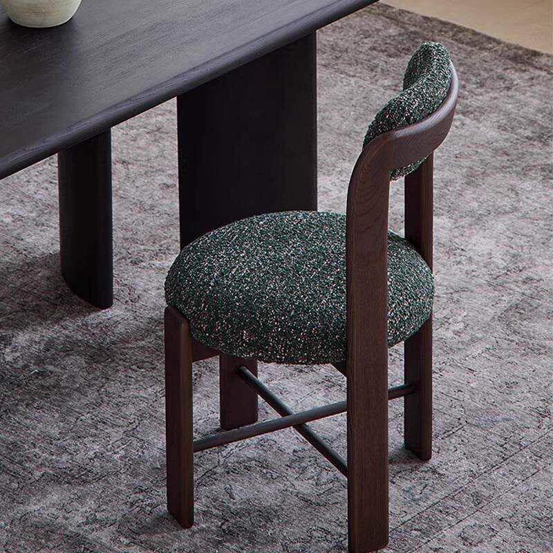 GDC Retro Style Padded Side Chair With Sturdy Wooden