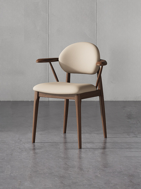 GDC Modern Simple Solid Wood Stool Dining Chair for