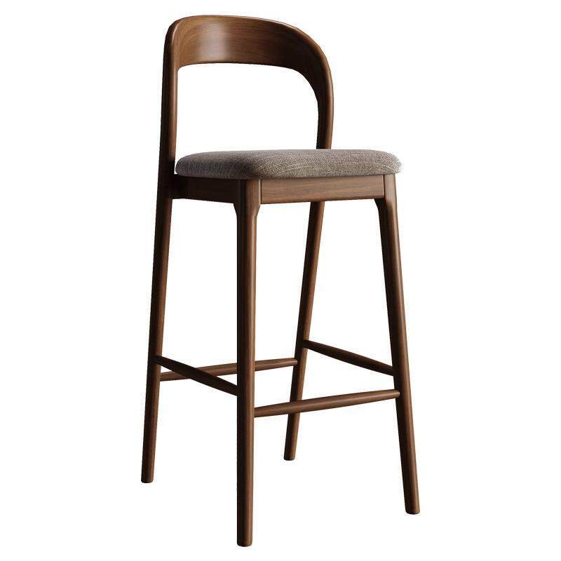 GDC Solid Wood Modern Simple Back Elegant Stool Kitchen