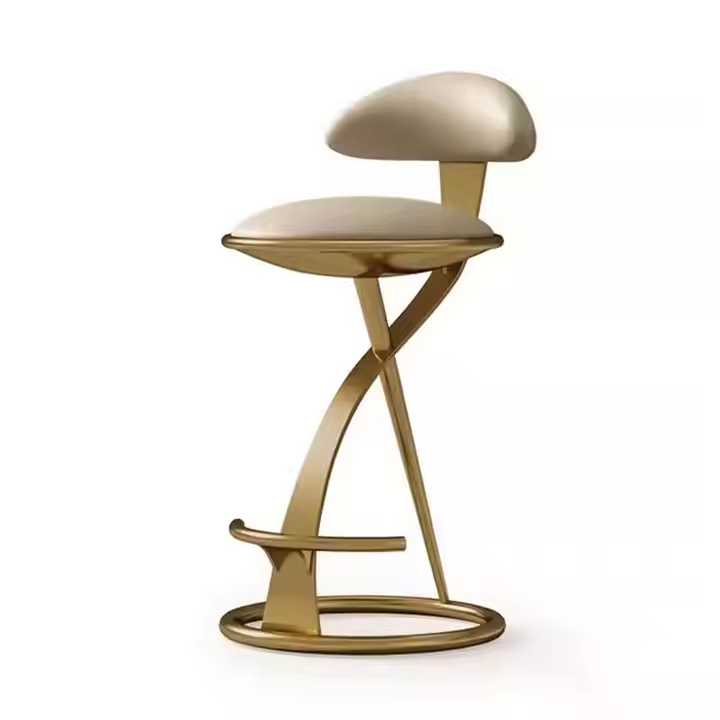 GDC Luxury Modern Design Metal Frame Bar Chairs for