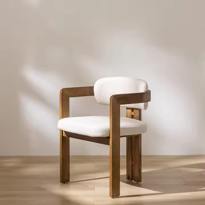 GDC Modern Design Solid Black Wood Dining Chair with