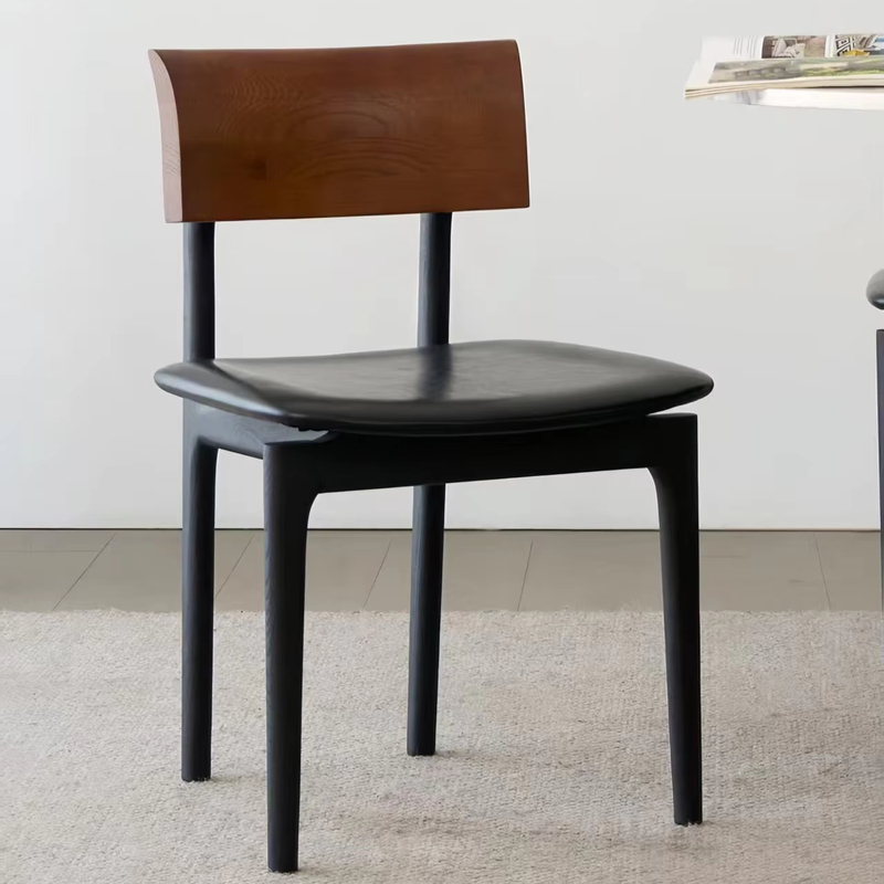 GDC Modern Minimalistic Solid Wood Backrest Chair Luxury Restaurant