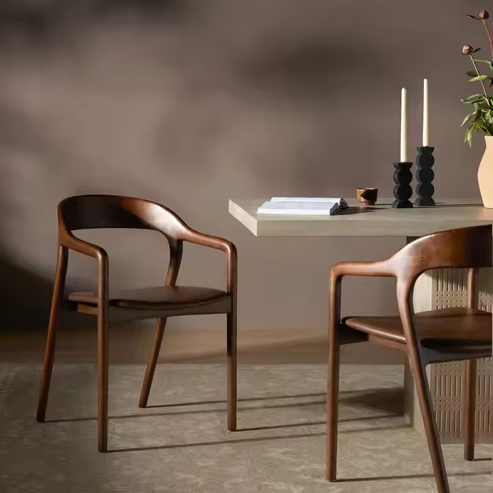 GDC Modern Design Dining Room Furniture Solid Wood Soft
