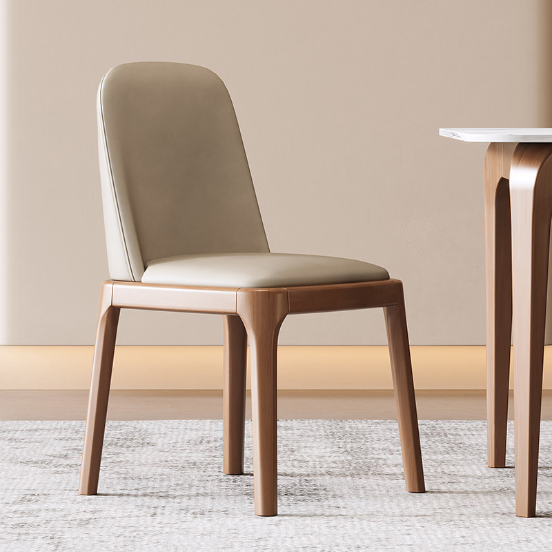 GDC Nordic Solid Wood Dining Chair Home Modern Minimalist