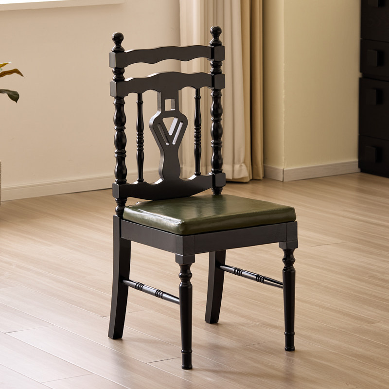 GDC Factory Direct French Romantic Backrest Brown Solid Wood