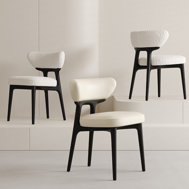 GDC Nordic Modern Style Solid Wood Synthetic Leather Customize