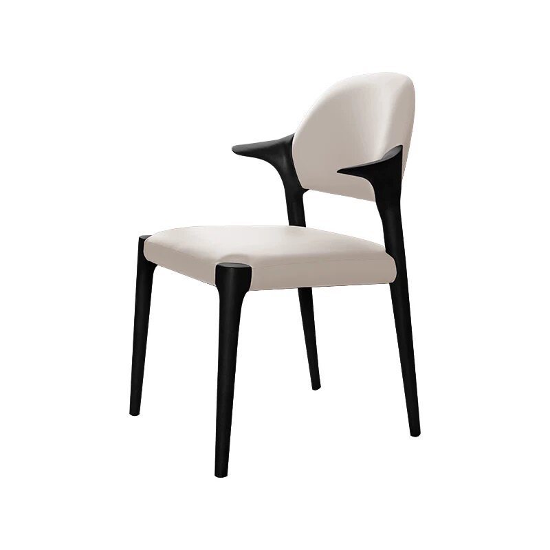 GDC Luxury Original Design Walnut Color Sword Armchair Fabric
