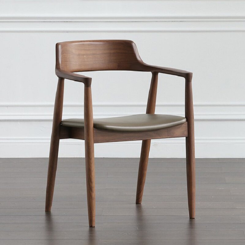 GDC Modern Simple Wooden Frame High Density Foam Seat