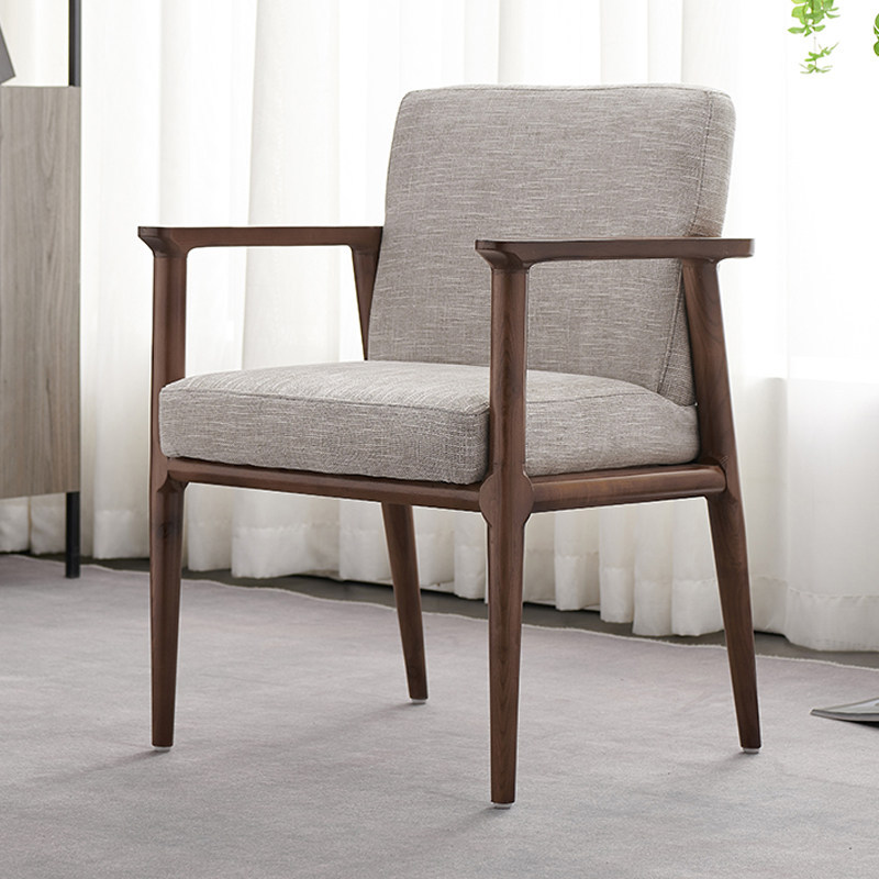 GDC Chinese Style Living Room Leisure Chairs with Armrests