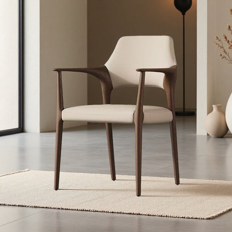 GDC Cream Style Modern Wooden Furnishing Dining Chair Vintage