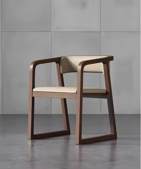 GDC Modern Minimalist Solid Wood Dining Chairs Hotel Restaurants