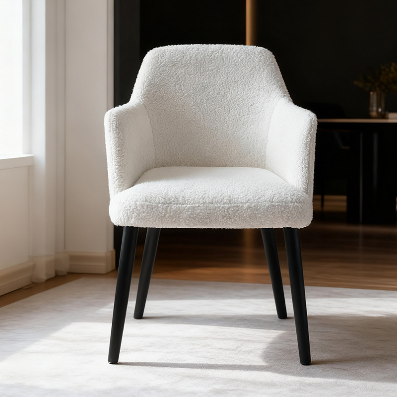 GDC Modern Minimalist Wabi-sabi Wooden Dining Chair Unique Design