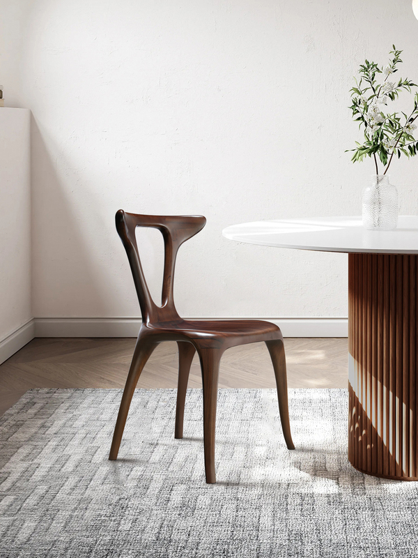 GDC Modern Simple Style Natural Solid Wood Dining Chair