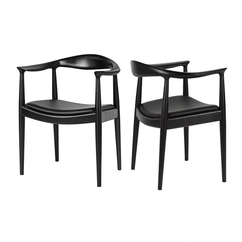 GDC Nordic Classic Modern Armchair Ash Wood Frame and
