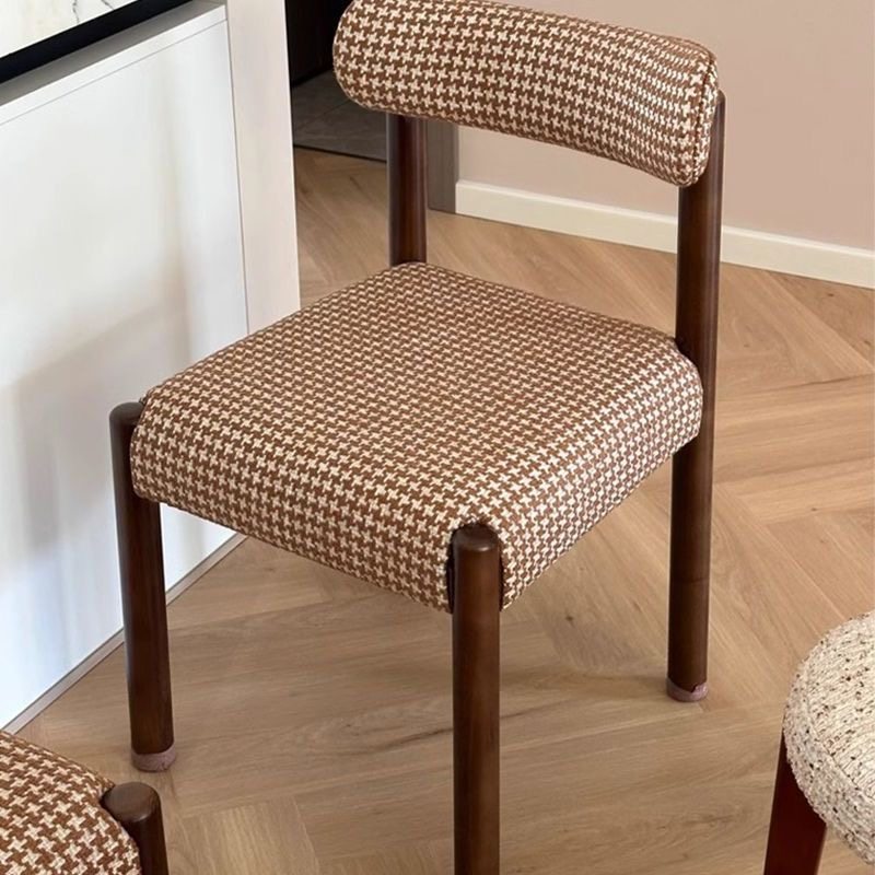 GDC Mid-Century Style Solid Wood Dining Chair with Retro