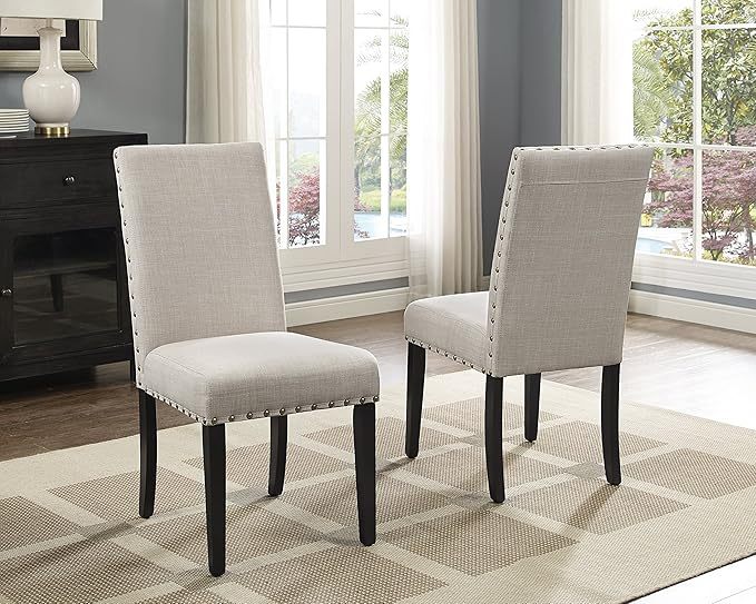 GDC Wholesale Uk Style Button Decoration Dining Chair Solid