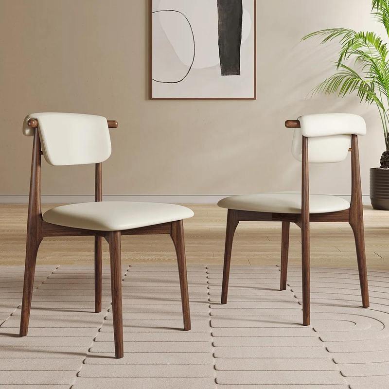 GDC 2025 High Quality Solid Wooden Chairs Japanese Style