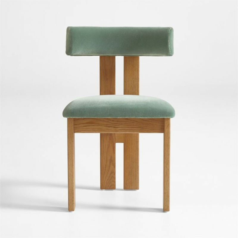 GDC 2026 Mid Century Modern Solid Oak Dining Chair