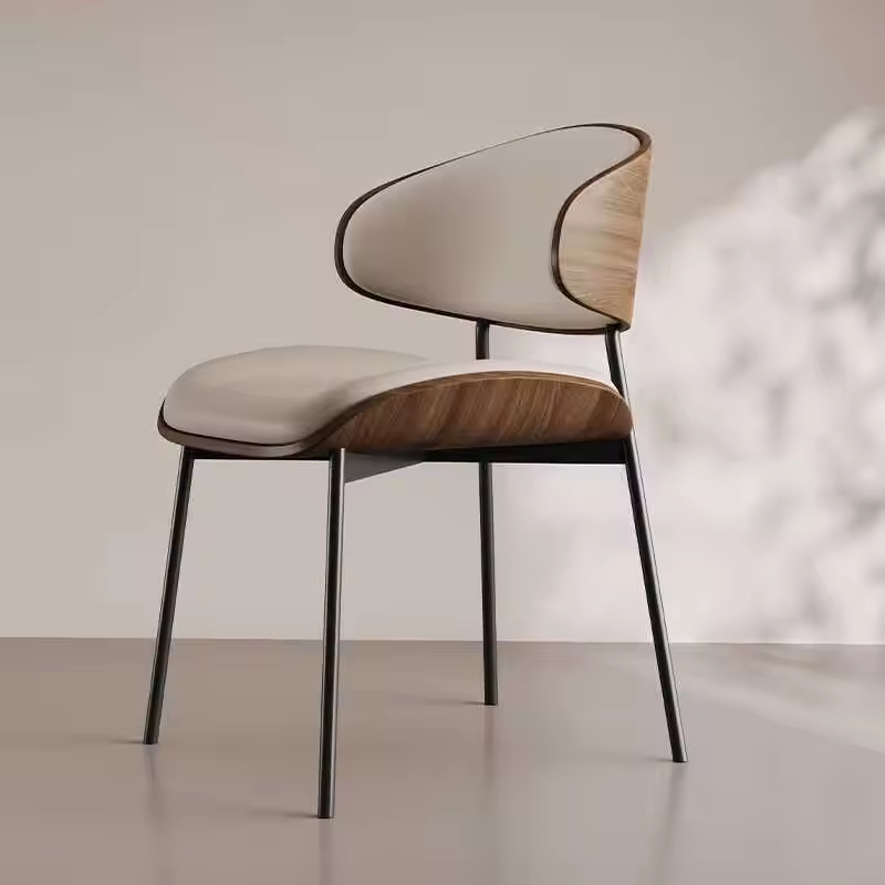 GDC Dining Chair Metal Luxury Wood Dining Home Restaurant