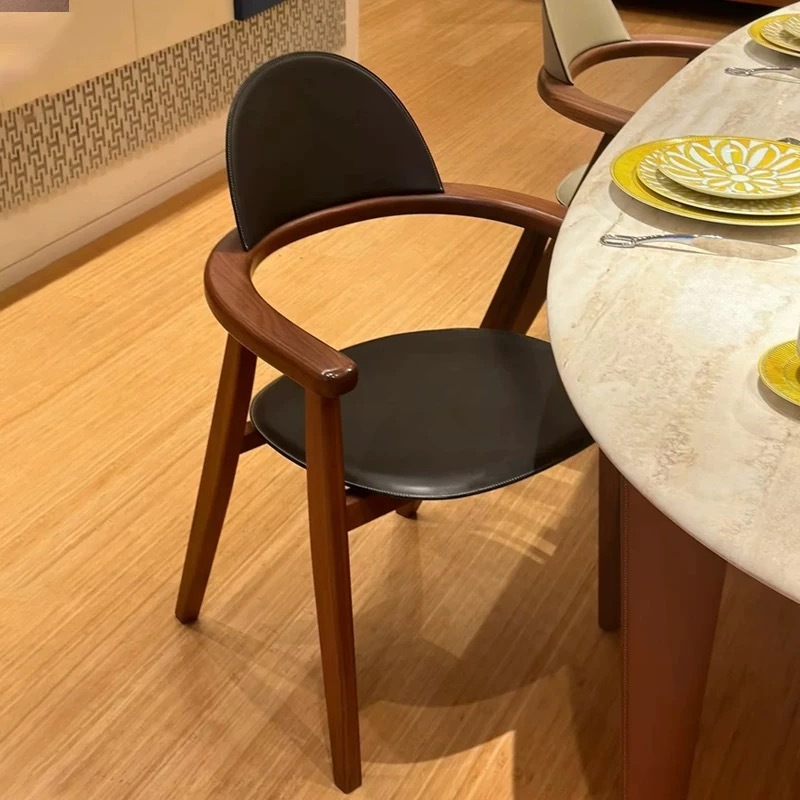 GDC High End Modern Single Solid Wood Dining Chair
