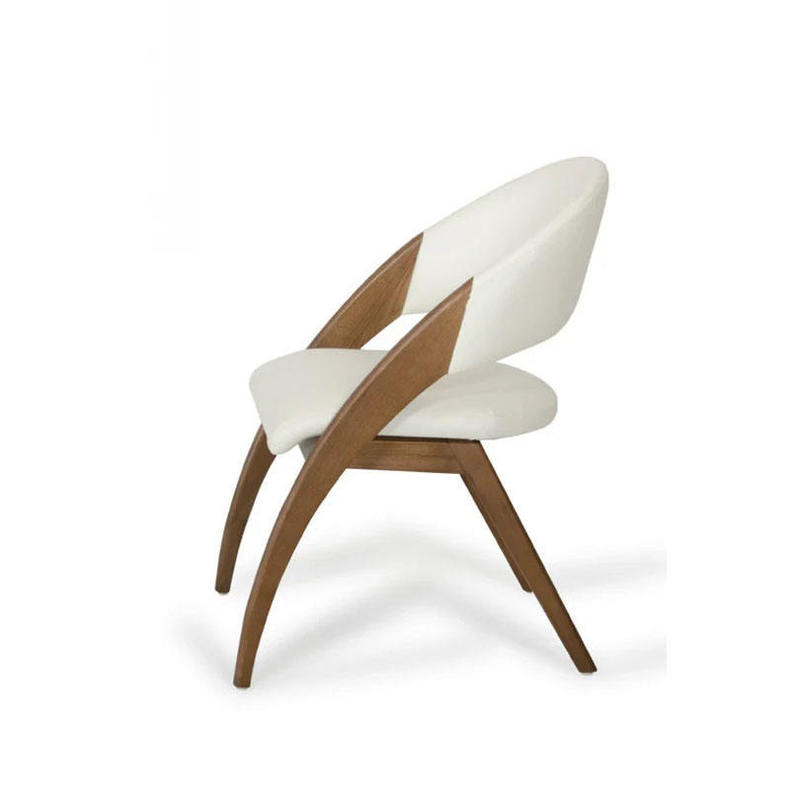 GDC High Quality White Black Beech Dining Chair Home