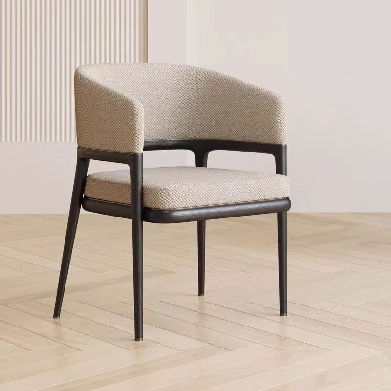 GDC Home Furniture Dining Room Chairs Solid Wood Fabric