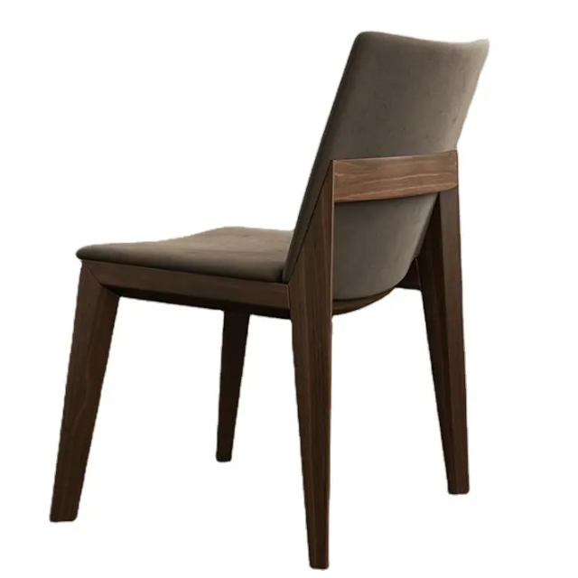 GDC Hot Luxury Ash Wood Leather Dining Chair Material