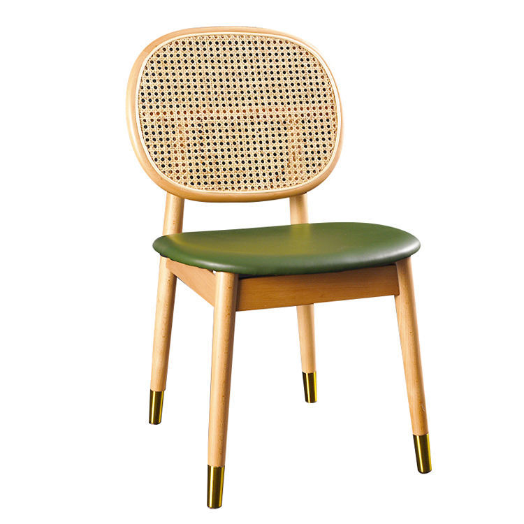 GDC Indoor Japan Style Vintage Rattan Chair French Nordic
