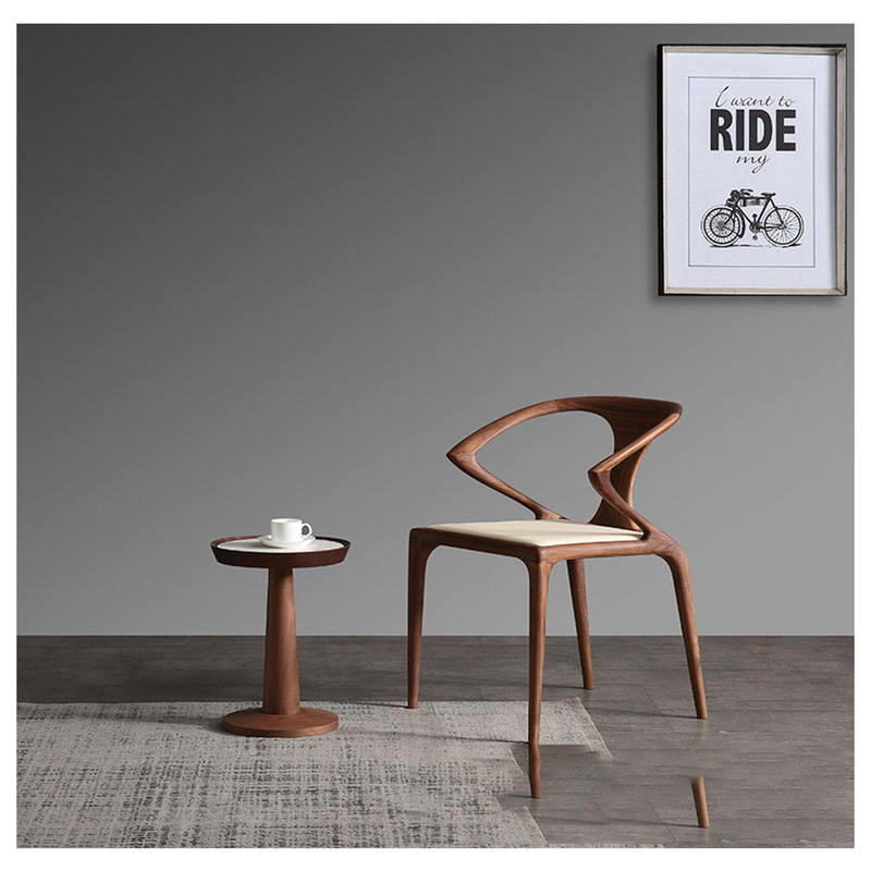 GDC Italian Light Luxury Original Solid Black Walnut Dining