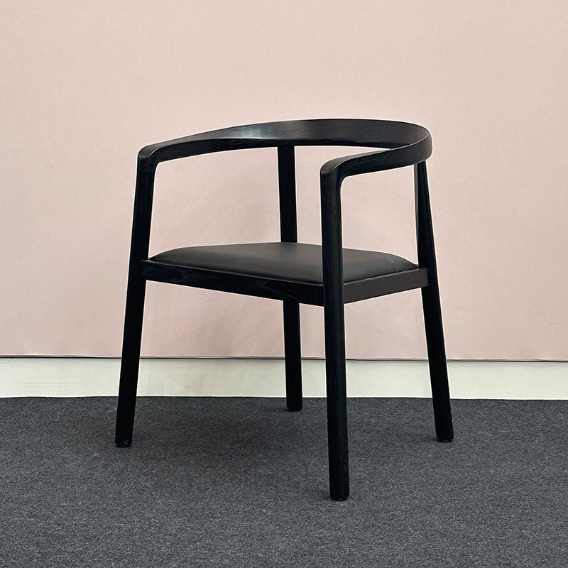 GDC Italian Minimalist Style Dining Chairs Wooden Durable Home