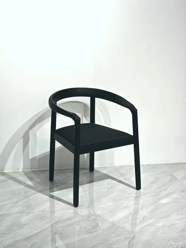 GDC Italian Solid Wood Dining Chair Modern Minimalist Style