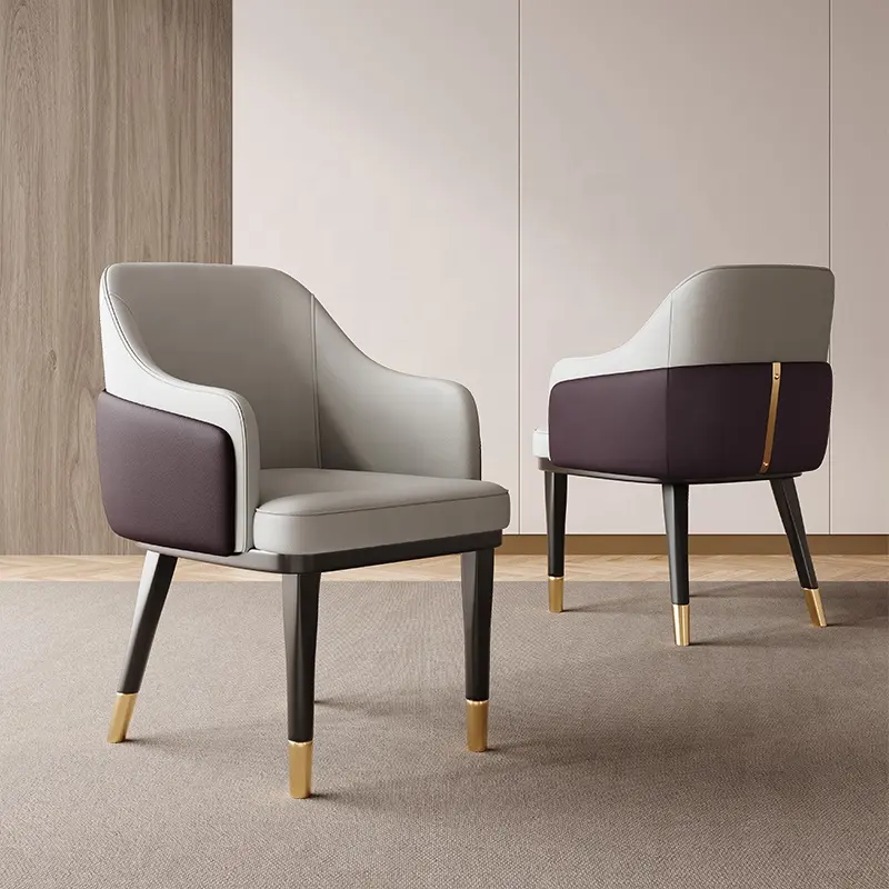 GDC Luxury Leather Dining Chairs High-Quality Velvet & Fabric