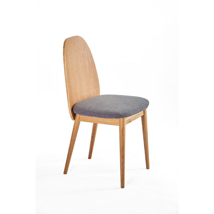 GDC Mid-Century Modern Nordic Style Wooden Dining Chair for