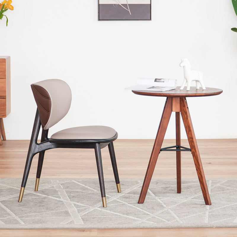 GDC Modern Ash Art Luxury Solid Wood Dining Chair
