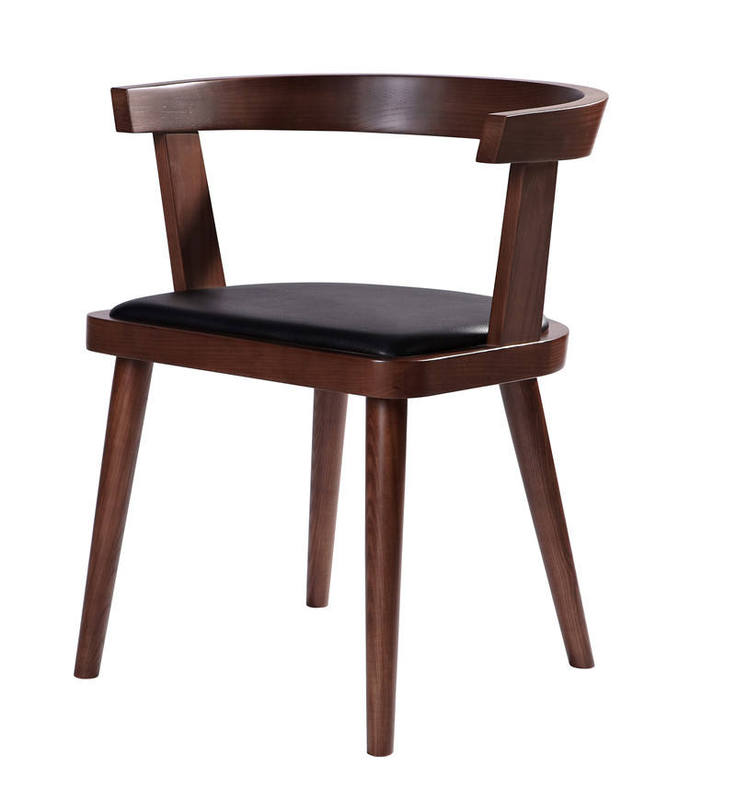 GDC Modern Handmade Solid Wood Dining Chair Indoor Simple