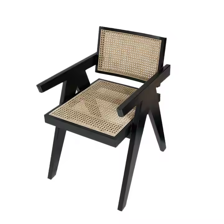 GDC Modern Rattan Outdoor Garden Chair Solid Wood Leisure