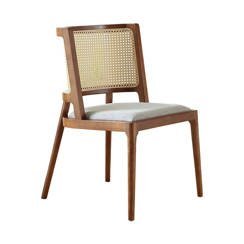GDC Modern Retro Solid Wood Dining Chair Soft Bag