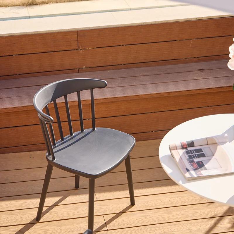 GDC Modern Simple Solid Wood Dining Chairs for Hotel