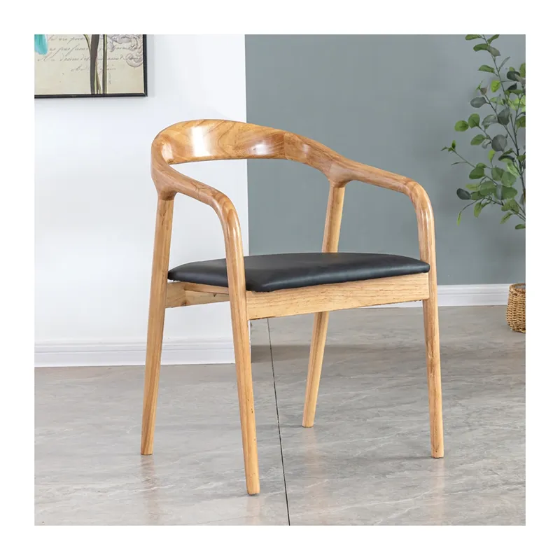 GDC Modern Solid Wooden Dining Chair for Cafe Coffee