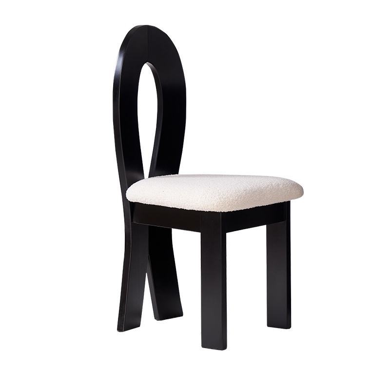 GDC Modern Wooden X Cross Back Stackable Dining Chairs