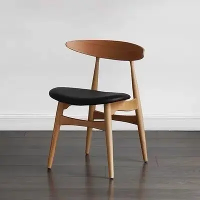 GDC Natural Wooden Restaurant Tables and Chairs Modern Solid