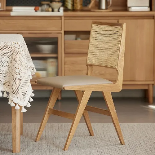 GDC Nordic Classic Modern Solid Wood Chair for Dining