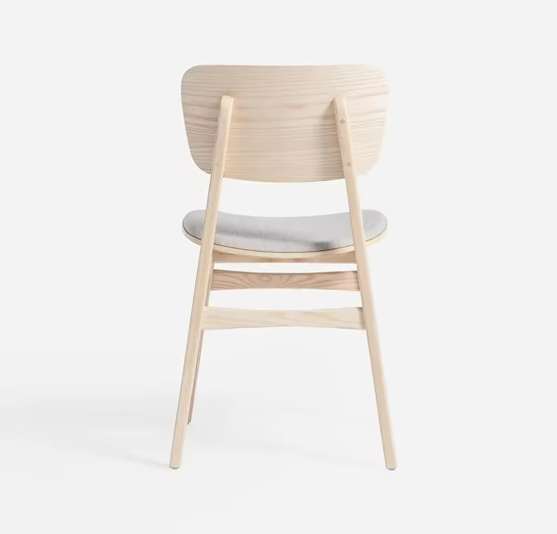 GDC Nordic Solid Wood Dining Chair Hiroshima Ash Wood