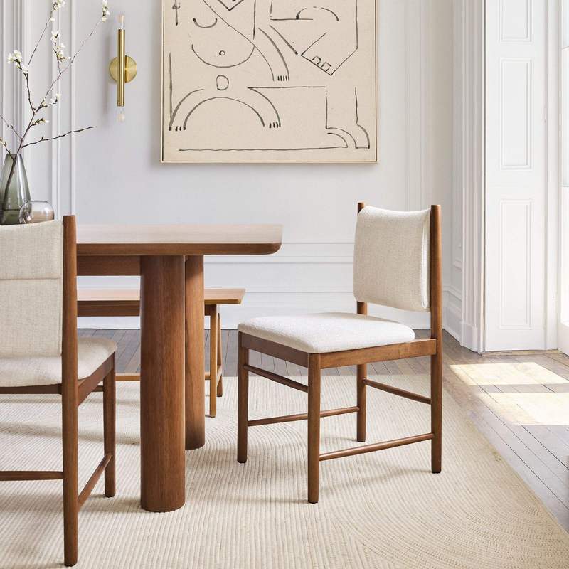 GDC Nordic Solid Wood Dining Chair Simple Fashion High