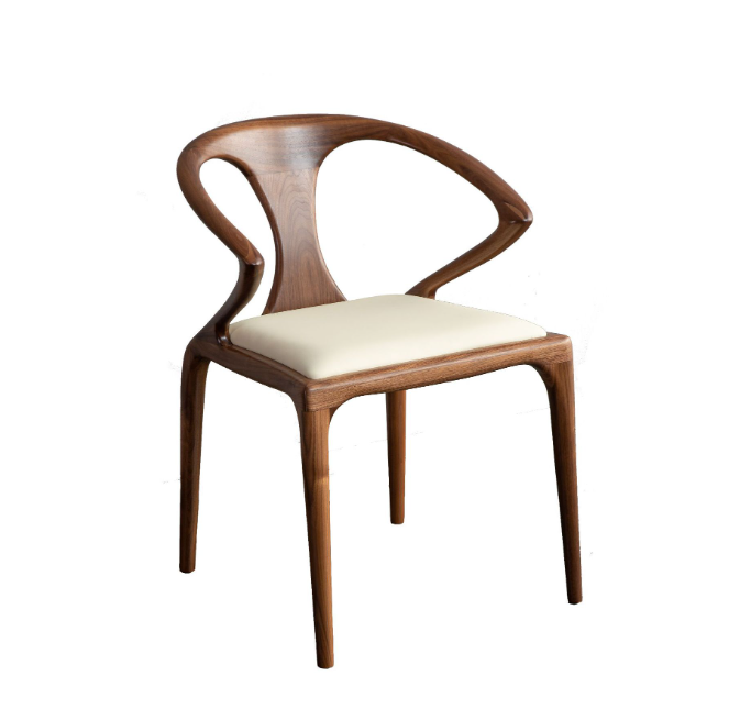 GDC Nordic Solid Wood Modern Nordic Wood Dining Chair